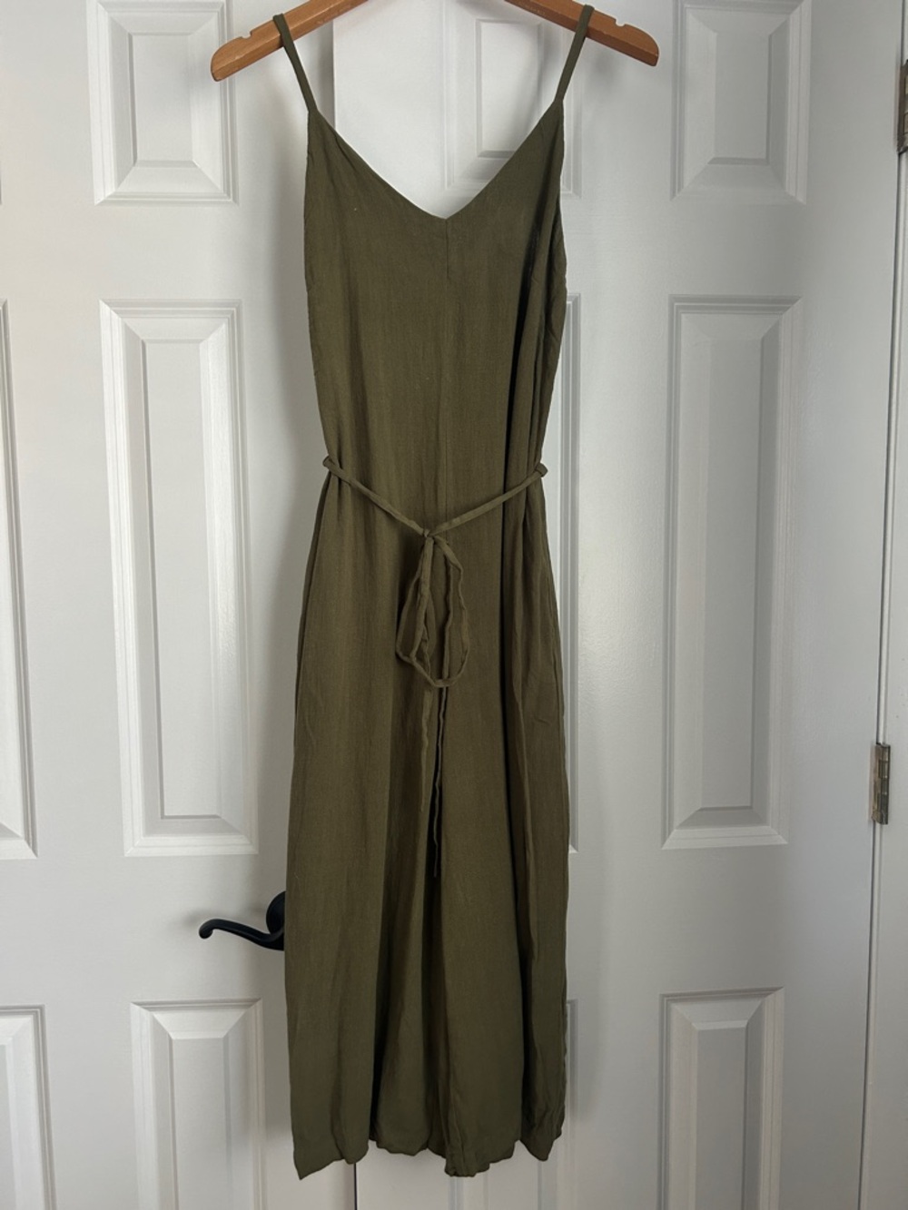 Potter's Pot Olive Green Wide Leg Jumpsuit